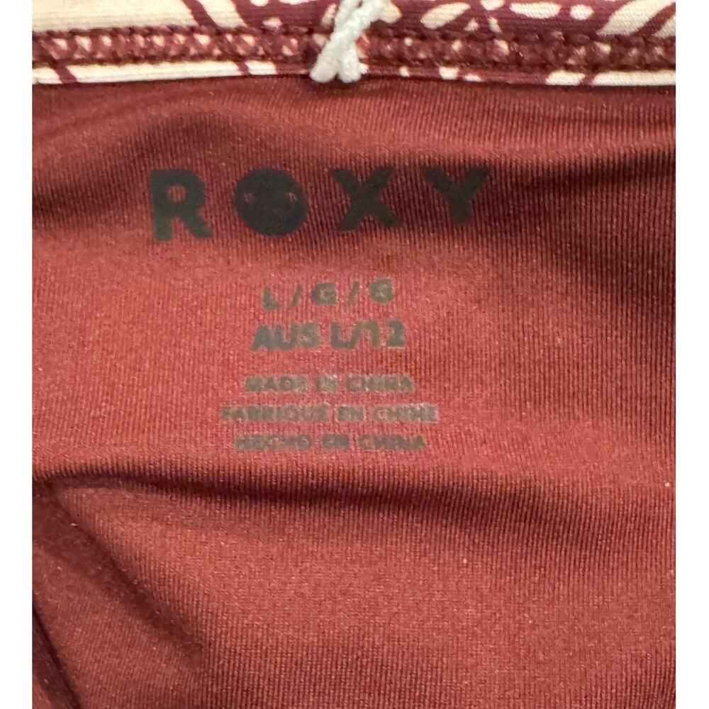 Roxy Batik Bloom Tie Front One Piece Swimsuit Size Large - Picture 8 of 12